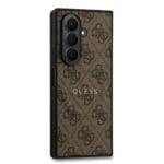 Guess PU Leather 4G Colored Ring Magnetic Samsung Brown Kryt Samsung Galaxy Z Fold 7