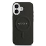 Guess PU Saffiano MagSafe Black Kryt iPhone 17