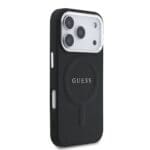 Guess PU Saffiano MagSafe Black Kryt iPhone 17 Pro