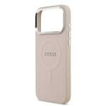 Guess PU Saffiano MagSafe Pink Kryt iPhone 17 Pro