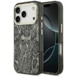 Guess Python Pattern MagSafe Black Kryt iPhone 17 Pro