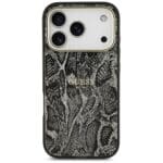 Guess Python Pattern MagSafe Black Kryt iPhone 17 Pro