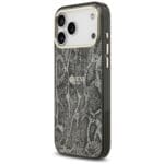 Guess Python Pattern MagSafe Black Kryt iPhone 17 Pro Max
