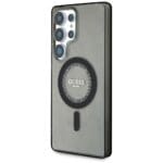 Guess Rhinestones Printed Classic Logo MagSafe Black Kryt Samsung Galaxy S25 Ultra
