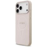 Guess Saffiano Classic Logo MagSafe Pink Kryt iPhone 17 Pro Max