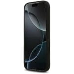 Guess Silicone Big 4G Script Black Kryt iPhone 17 Pro