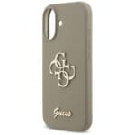 Guess Silicone Big 4G Script Brown Kryt iPhone 17