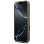 Guess Silicone Big 4G Script Brown Kryt iPhone 17 Pro Max