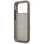 Guess Silicone Big 4G Script Brown Kryt iPhone 17 Pro Max