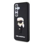 Karl Lagerfeld 3D Rubber Ikonik Black Kryt Samsung Galaxy S24