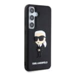 Karl Lagerfeld 3D Rubber Ikonik Black Kryt Samsung Galaxy S24