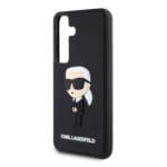 Karl Lagerfeld 3D Rubber Ikonik Black Kryt Samsung Galaxy S24