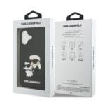 Karl Lagerfeld 3D Rubber Karl and Choupette Black Kryt iPhone 17