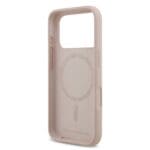 Karl Lagerfeld Liquid Silicone Double Heads MagSafe Pink Kryt iPhone 17 Pro