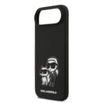 Karl Lagerfeld Liquid Silicone K&CH Sketch MagSafe Black Kryt iPhone 17 Air