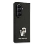 Karl Lagerfeld PU Saffiano Karl and Choupette Samsung Black Kryt Samsung Galaxy Z Fold 7