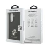 Karl Lagerfeld PU Saffiano Karl and Choupette Samsung Black Kryt Samsung Galaxy Z Fold 7