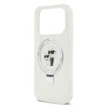 Karl Lagerfeld Ringstand Karl and Choupette MagSafe White Kryt iPhone 17 Pro