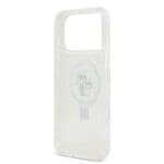 Karl Lagerfeld Ringstand Karl and Choupette MagSafe White Kryt iPhone 17 Pro Max