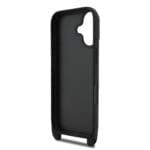 Karl Lagerfeld Saffiano Crossbody Metal Karl and Choupette Black Kryt iPhone 17