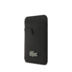 Lacoste Iconic Petit Pique MagSafe + Wallet Black Kryt iPhone 17