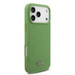 Lacoste Iconic Petit Pique MagSafe + Wallet Green Kryt iPhone 17 Pro Max
