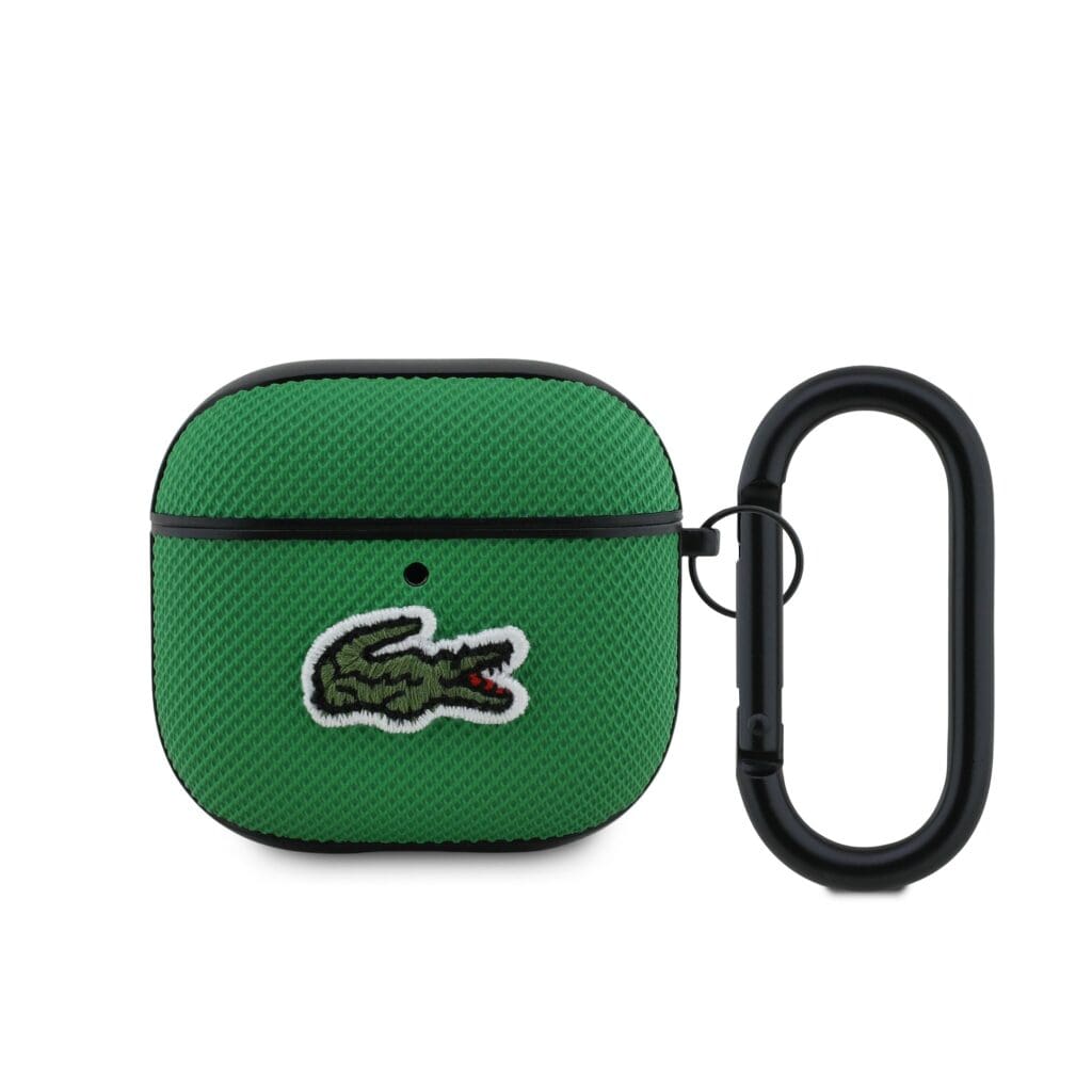 Lacoste Petit Pique Croc Logo Patch Green Kryt AirPods 4