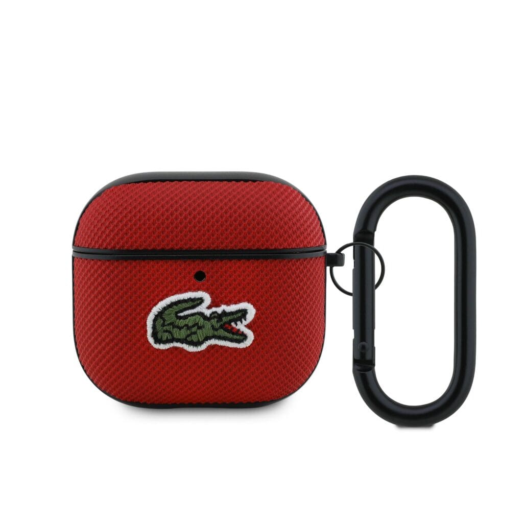 Lacoste Petit Pique Croc Logo Patch Red Kryt AirPods 4