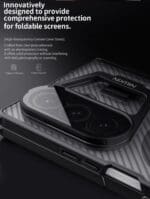 Nillkin CamShield Prop Magnetic Pen Slot Samsung Transparent Black Kryt Samsung Galaxy Z Fold 7