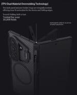 Nillkin CamShield Prop Magnetic Pen Slot Samsung Transparent Black Kryt Samsung Galaxy Z Fold 7