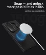 Nillkin CamShield Prop Magnetic Pen Slot (Transparent Lens) Samsung Black Kryt Samsung Galaxy Z Fold 7