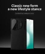 Nillkin CamShield Prop Magnetic Pen Slot (Transparent Lens) Samsung Black Kryt Samsung Galaxy Z Fold 7