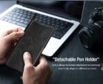 Nillkin Qin Book PRO Pen Slot Samsung Black Kryt Samsung Galaxy Z Fold 7