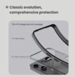 Nillkin Super Frosted PRO Transparent Black Kryt Nothing Phone 3