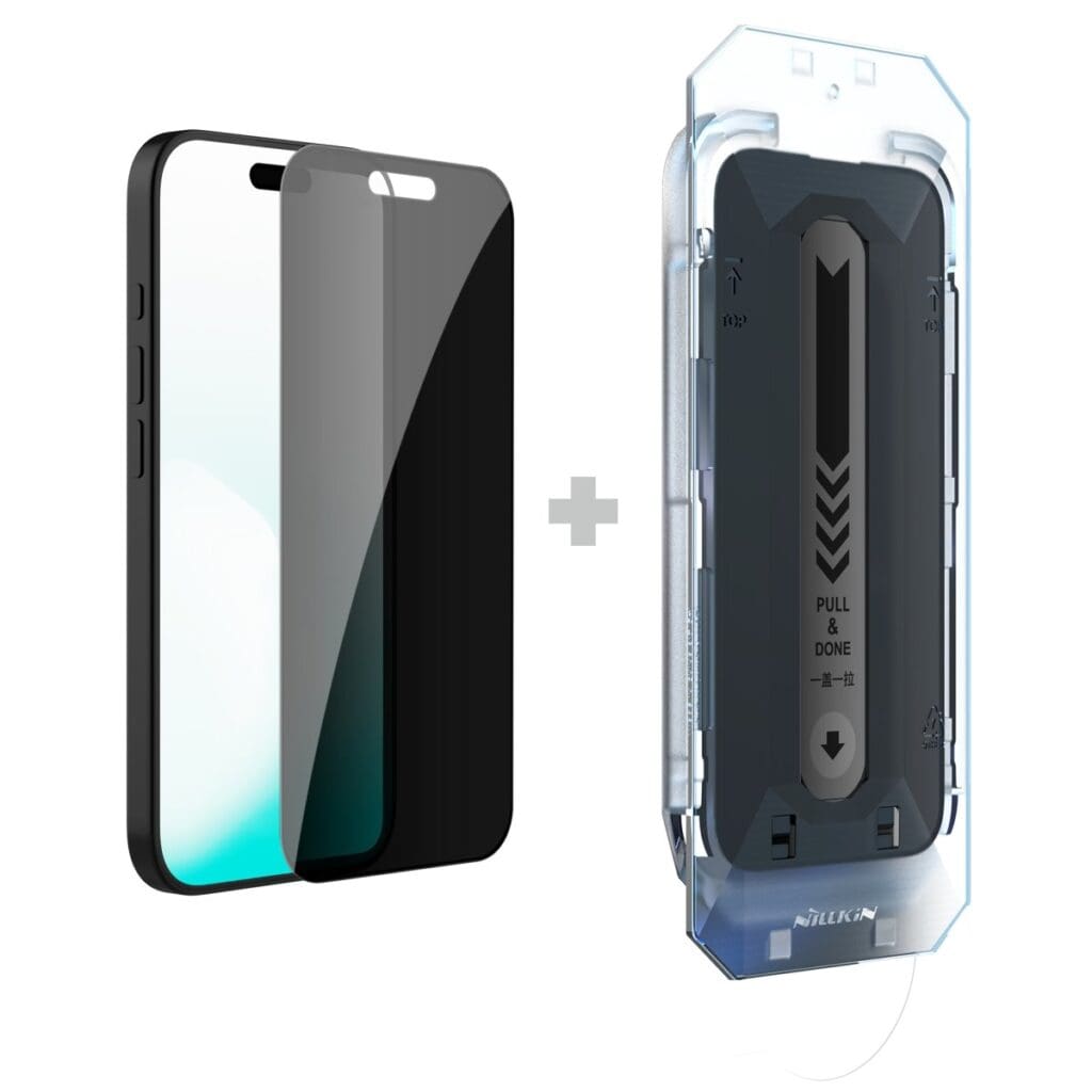 Nillkin Tempered Glass 0.25mm Guardian 2.5D Apple Black (with Applicator) iPhone 17 Pro