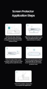 Nillkin Tempered Glass 2.5D CP+ PRO Black Apple (with Applicator) iPhone 17