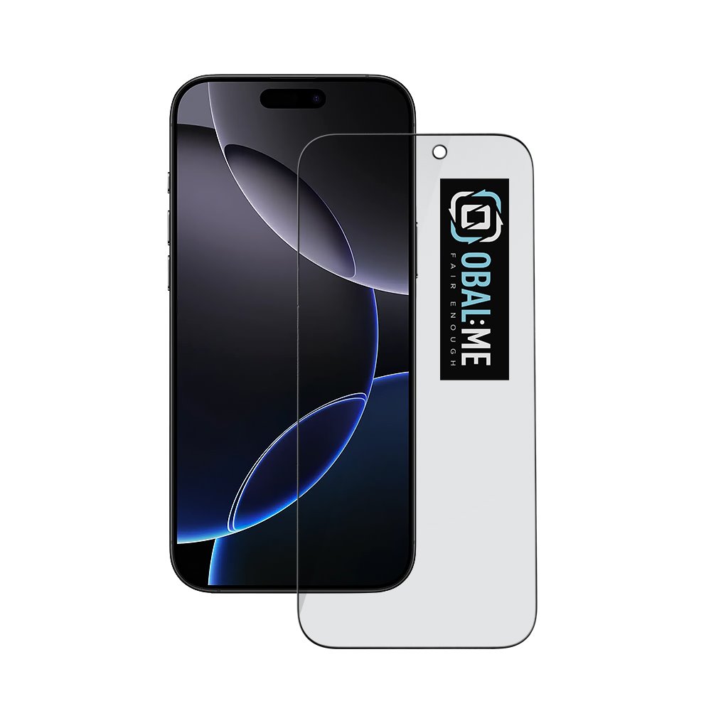 OBAL:ME Privacy 5D Tempered Glass Apple Black iPhone 17 Pro Max
