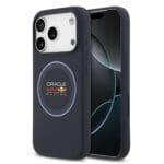 Red Bull Silicone Blue Ring MagSafe Navy Kryt iPhone 17 Pro