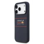Red Bull Silicone Horizontal Logo MagSafe Navy Kryt iPhone 17 Pro
