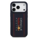 Red Bull Silicone Vertical Logo MagSafe Navy Kryt iPhone 17 Pro