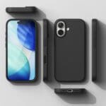 Ringke Silicone Magnetic MagSafe Black Kryt iPhone 17