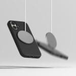 Ringke Silicone Magnetic MagSafe Black Kryt iPhone 17