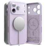 Ringke Silicone Magnetic MagSafe Light Purple Kryt iPhone 17 Pro