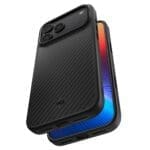 Spigen Enzo Aramid ”T” Mag MagSafe Black Kryt iPhone 17 Pro Max