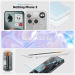 Spigen Glas.Tr ”Ez Fit” 2-Pack Clear Nothing Phone 3