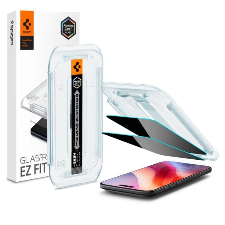 Spigen Glas.Tr ”Ez Fit” 2-Pack Privacy iPhone 17 Air