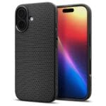Spigen Liquid Air Matte Black Kryt iPhone 17