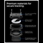Spigen Tough Armor Apple Airtag 1 / 2 Black
