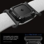 Spigen Tough Armor Apple Airtag For Pet Collar Black