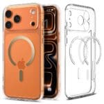 Spigen Ultra Hybrid Mag MagSafe Clear/Gold Kryt iPhone 17 Pro
